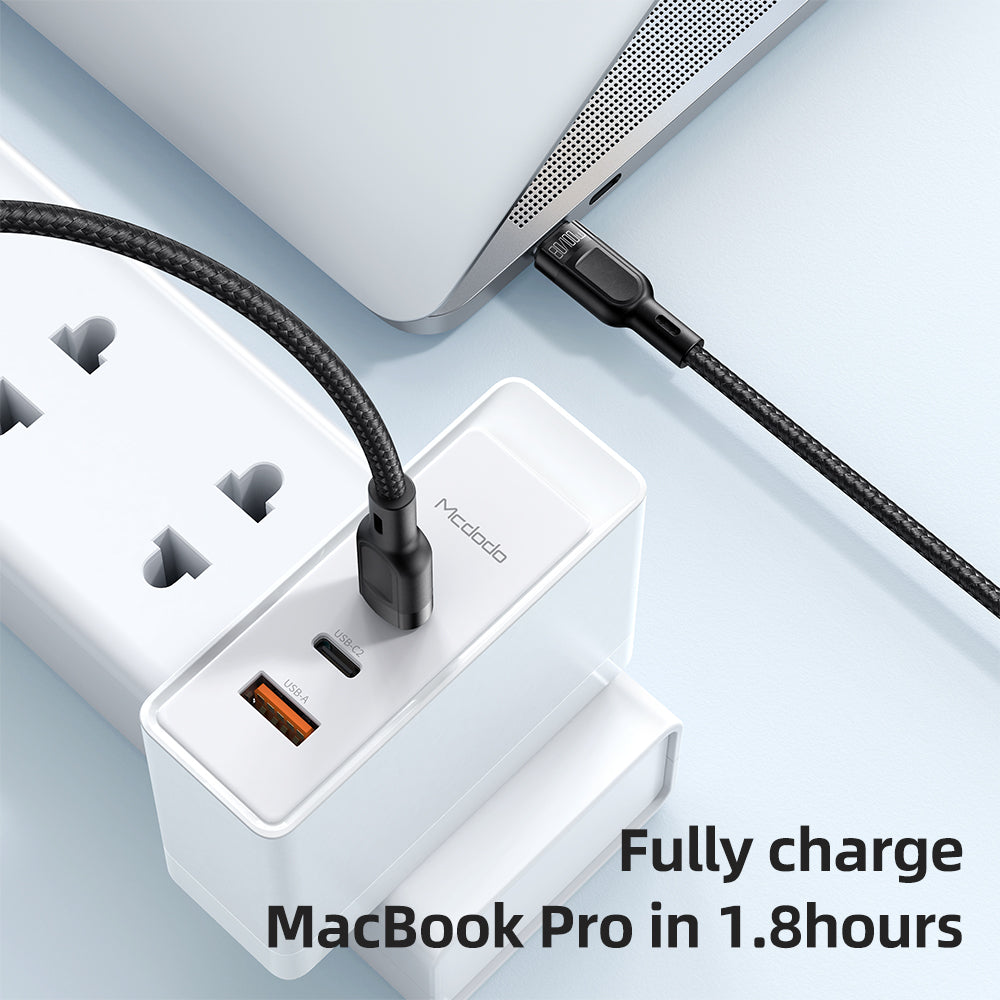 MCDODO 100W 2 in 1 PD Fast Charging Cable Type-C to Dual Type-C