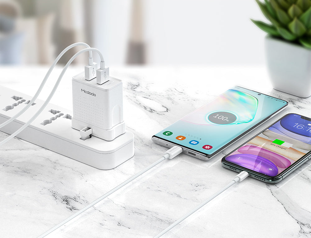 MCDODO Type-C Travel Charger Set + Dual USB Ports