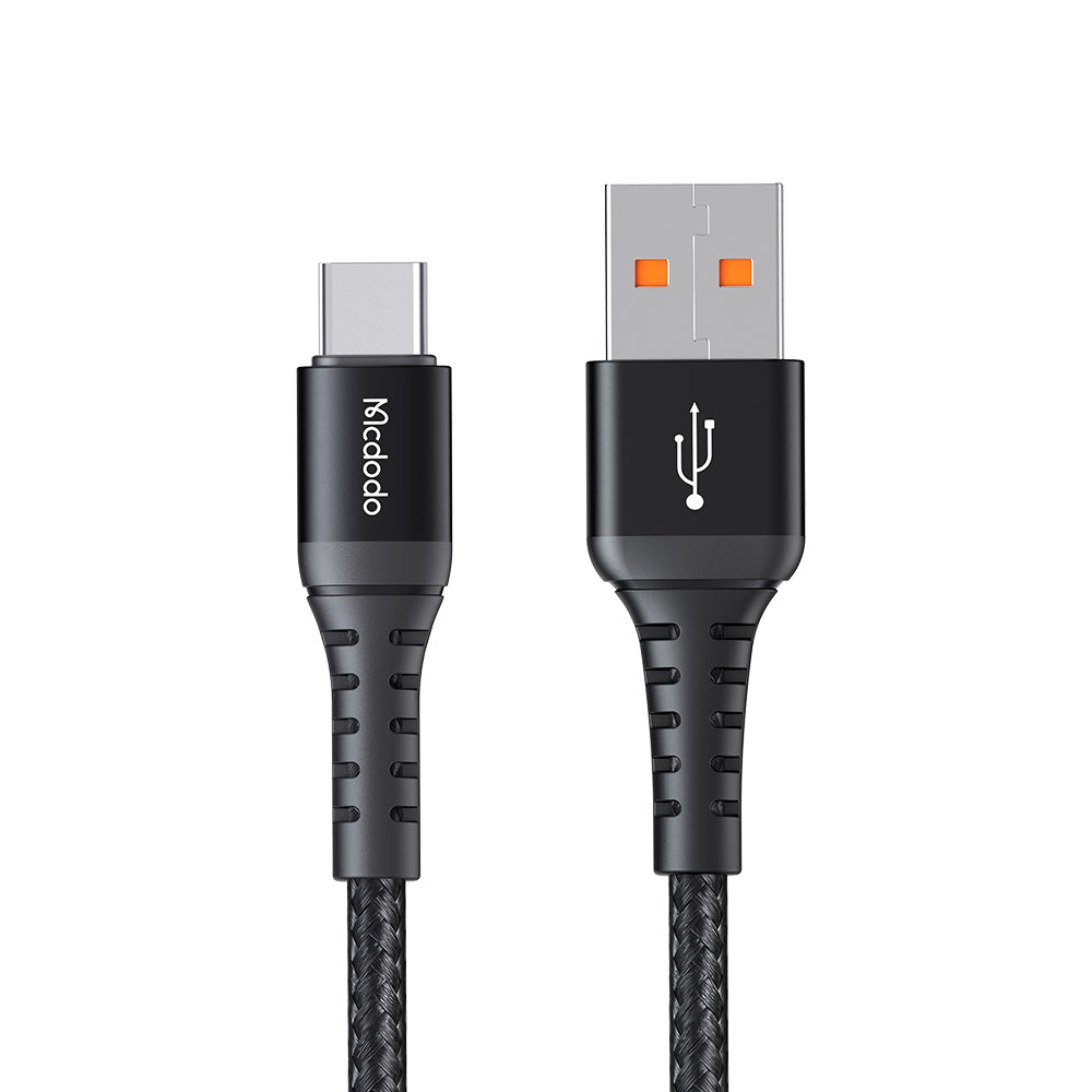 MCDODO Type-C 3 A Fast Charging Nylon Braided Data Cable 0.2 Meter