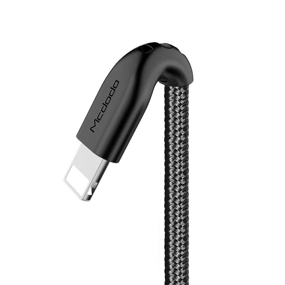 MCDODO Warrior Series Nylon Braided 2.4A iPhone Lightning Charging Data Cable 1.2 Meter (BUY 1 FREE 1)