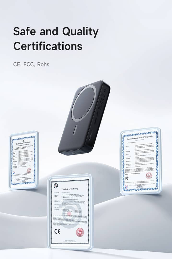 MCDODO 10000mAh 20W Good Touch Magnetic Wireless Power Bank