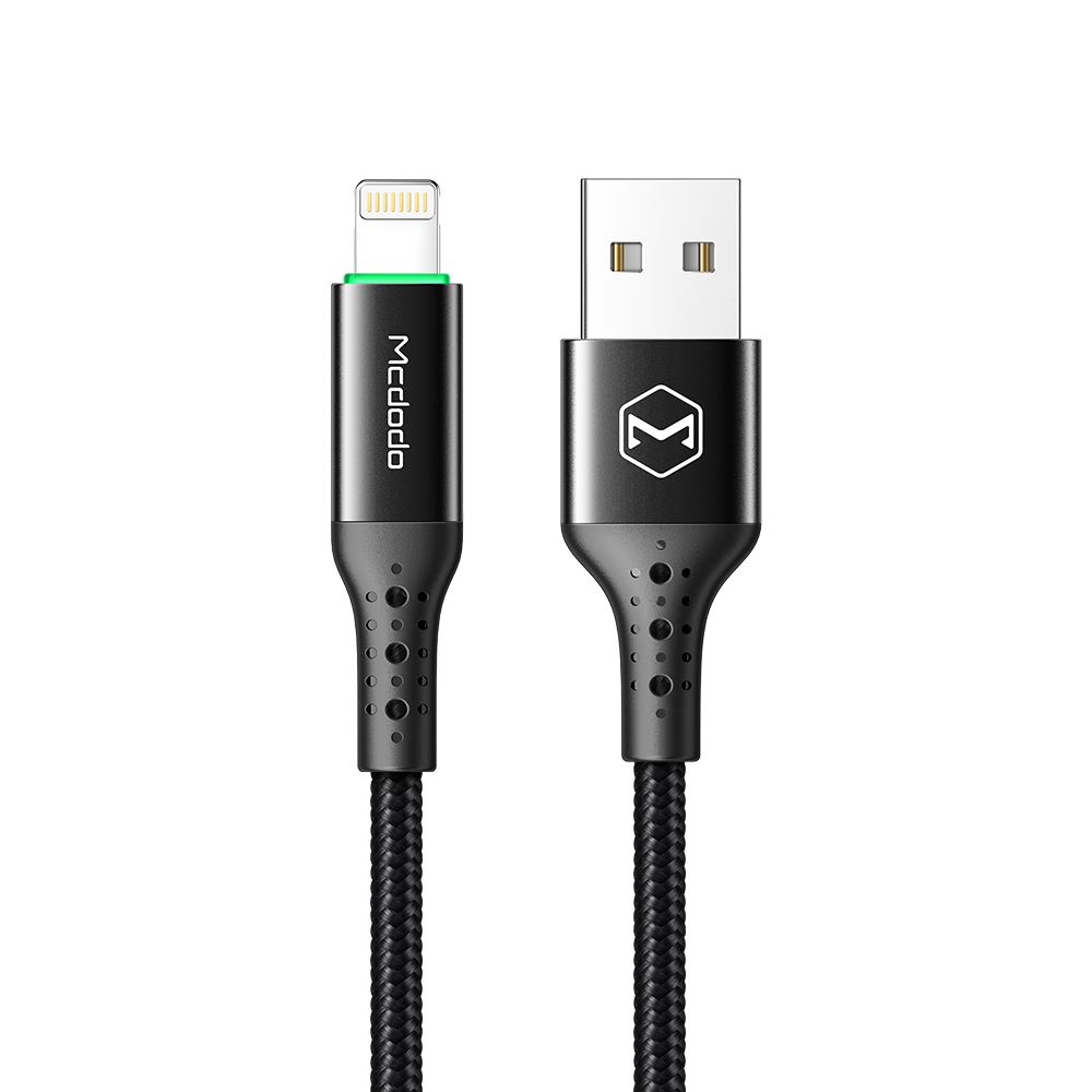 MCDODO iPhone Lightning to USB (AUTO POWER OFF, LED Cable) 1.2M - CA7410