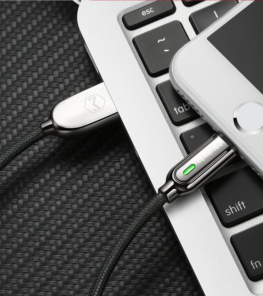 MCDODO iPhone Lightning to USB Cable (Auto Disconnect ,LED Fast Charging USB Cable) 1.2M  - CA5261