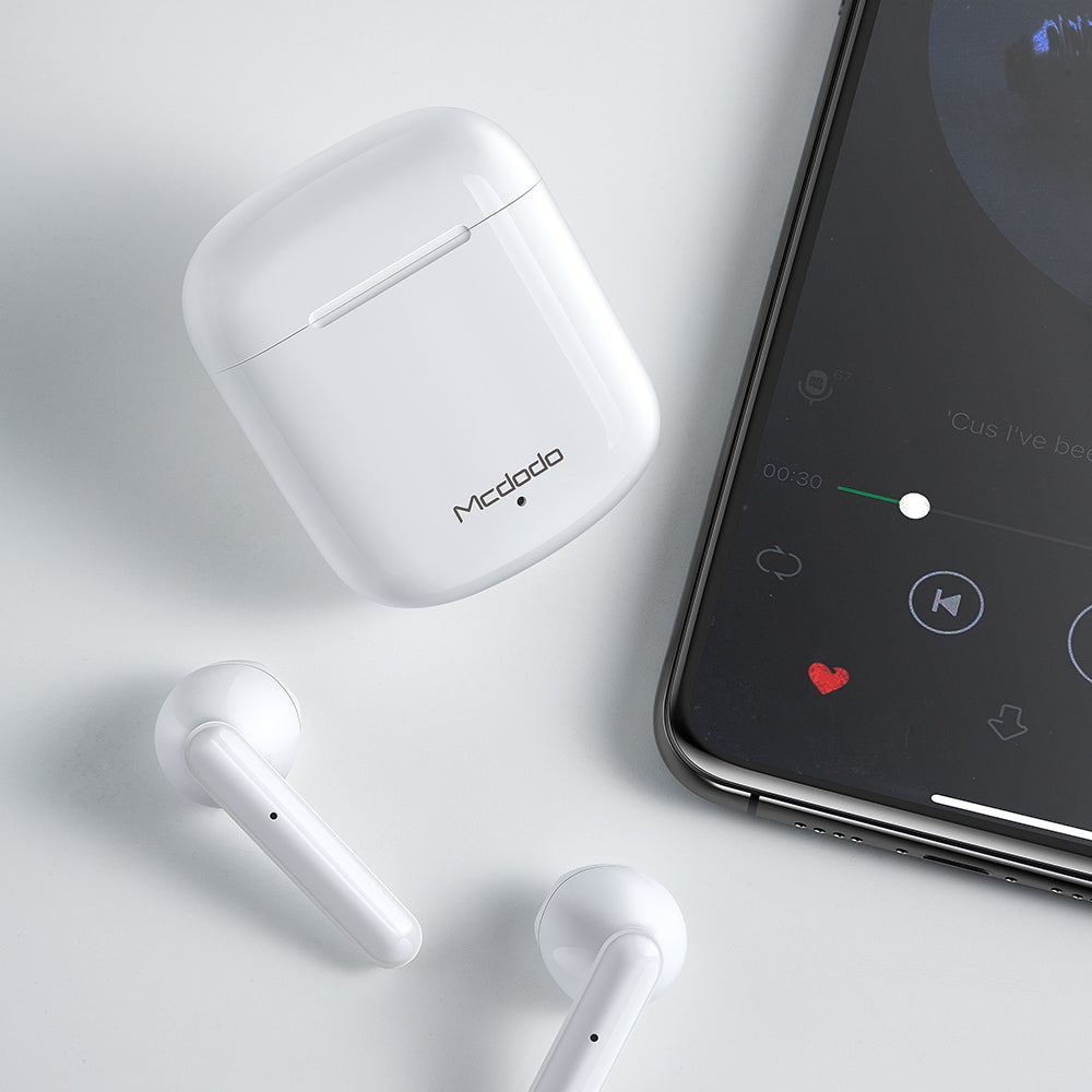 MCDODO TWS Wireless Bluetooth 5.1 Earpod Stereo Sound for iPhone & Android