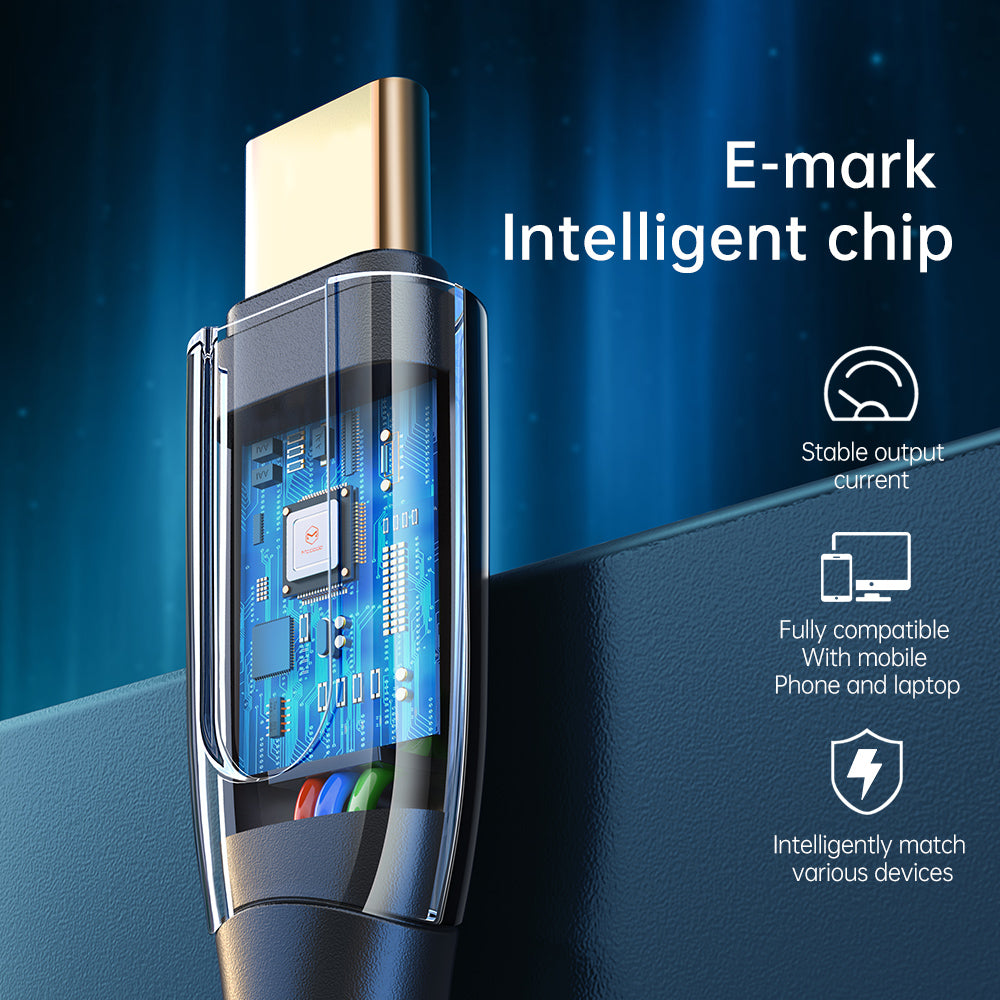 MCDODO 100W Super Charge Type C to C Cable 100W 5A Super Charge Cable 1.2M