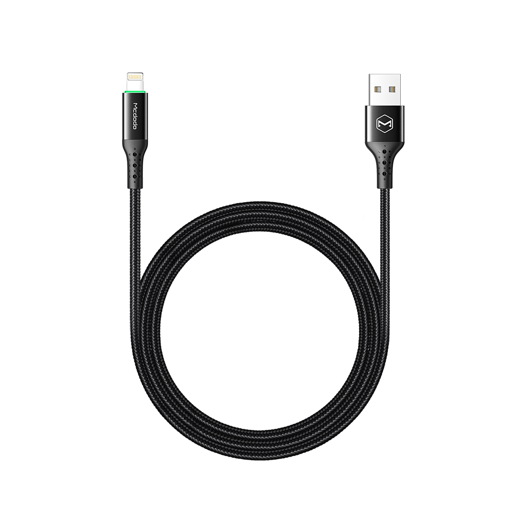 MCDODO iPhone Lightning to USB (AUTO POWER OFF, LED Cable) 1.2M - CA7410