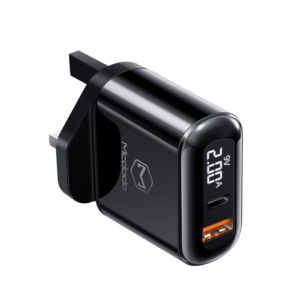 MCDODO 20 Watt PD+QC Fast Charging Adaptor + (Free)iPhone PD Type C to Lightning Combo Pack